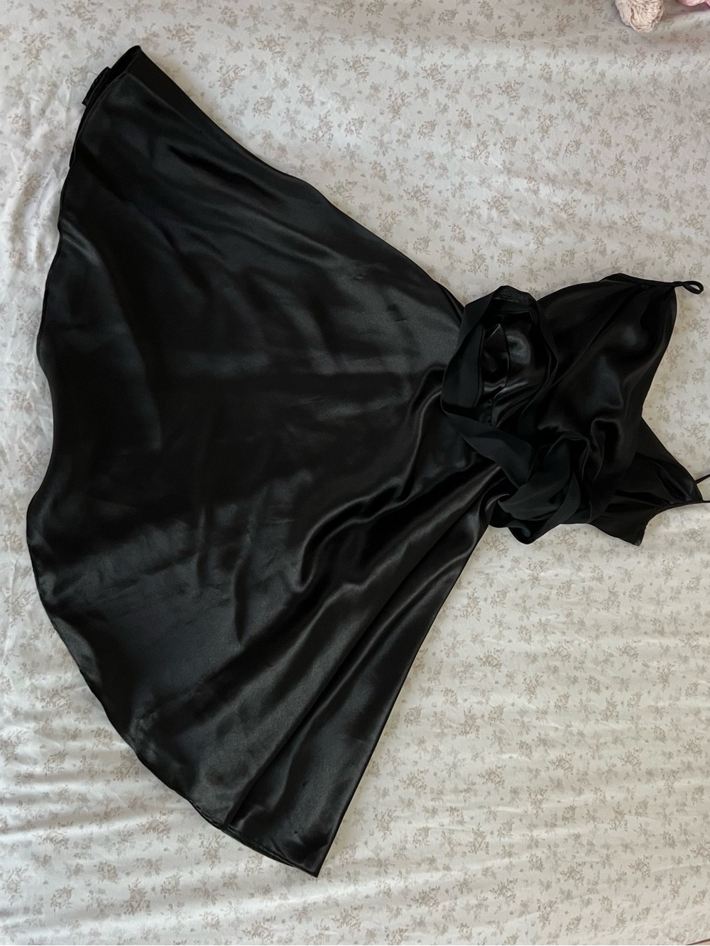 Forever 21 Black Slip Dress with Delicate Straps